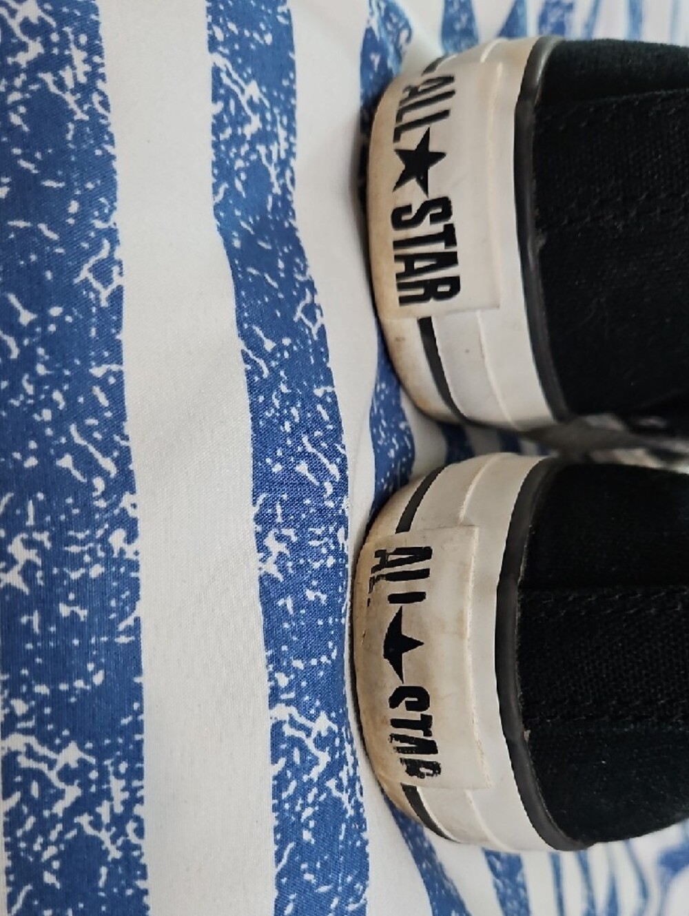 Converse Black and White Low-Top Canvas Sneakers - Picture 6 of 7